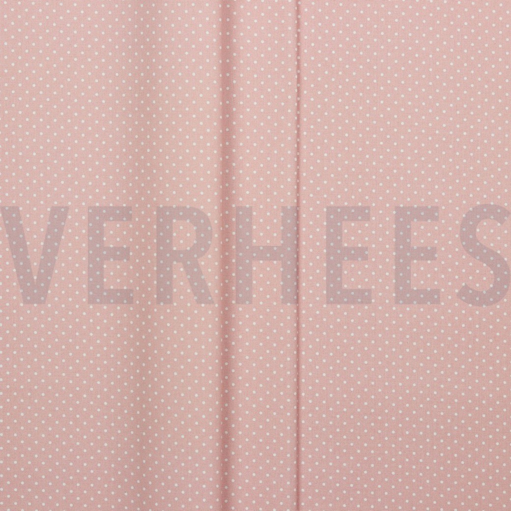 COATED COTTON PETIT DOTS OLD ROSE #2