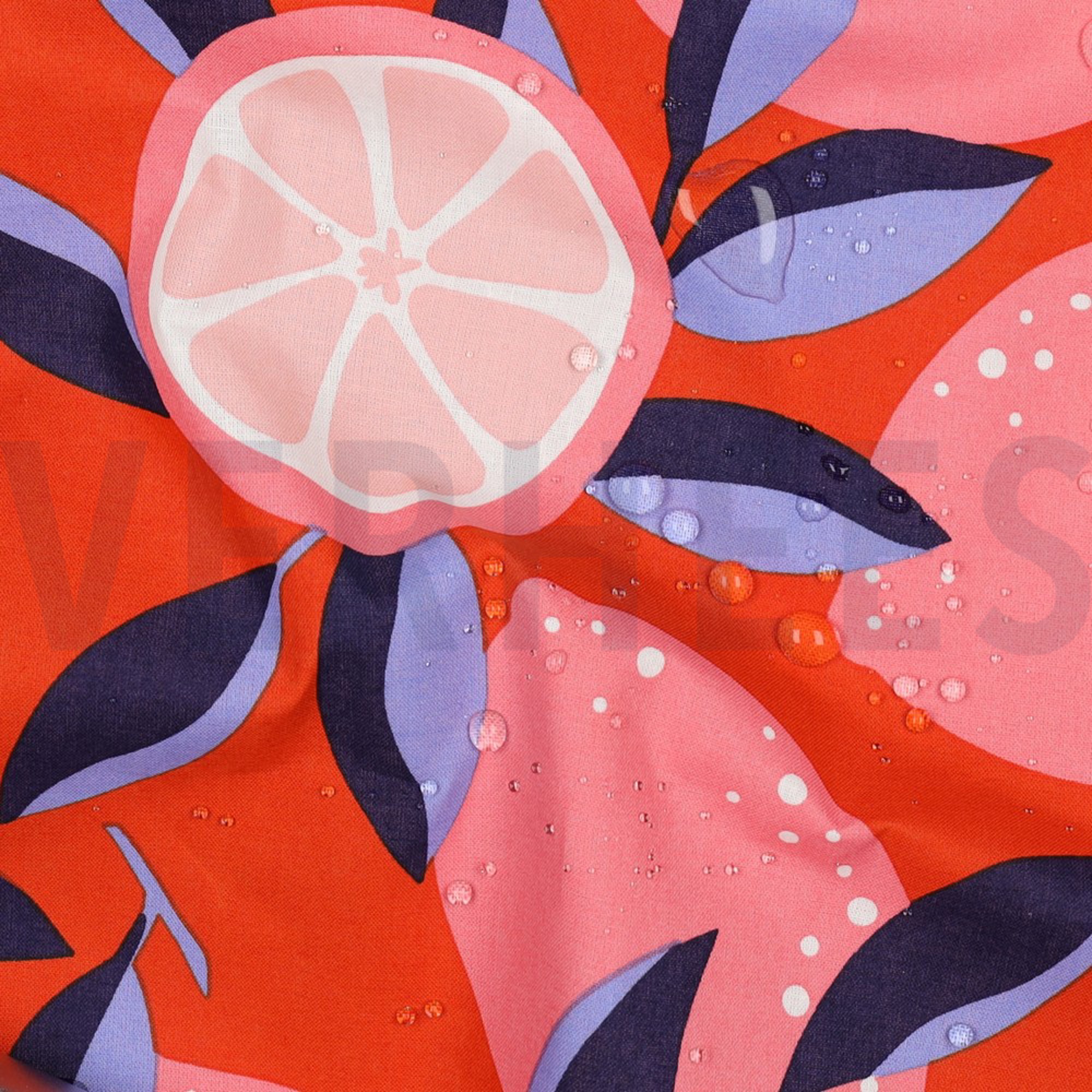 COATED COTTON LEMONS ORANGE (high resolution) #2