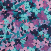 COATED COTTON FLOWERS PETROL (thumbnail) #2