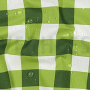 COATED COTTON CHECKS DARK GREEN (thumbnail) #2