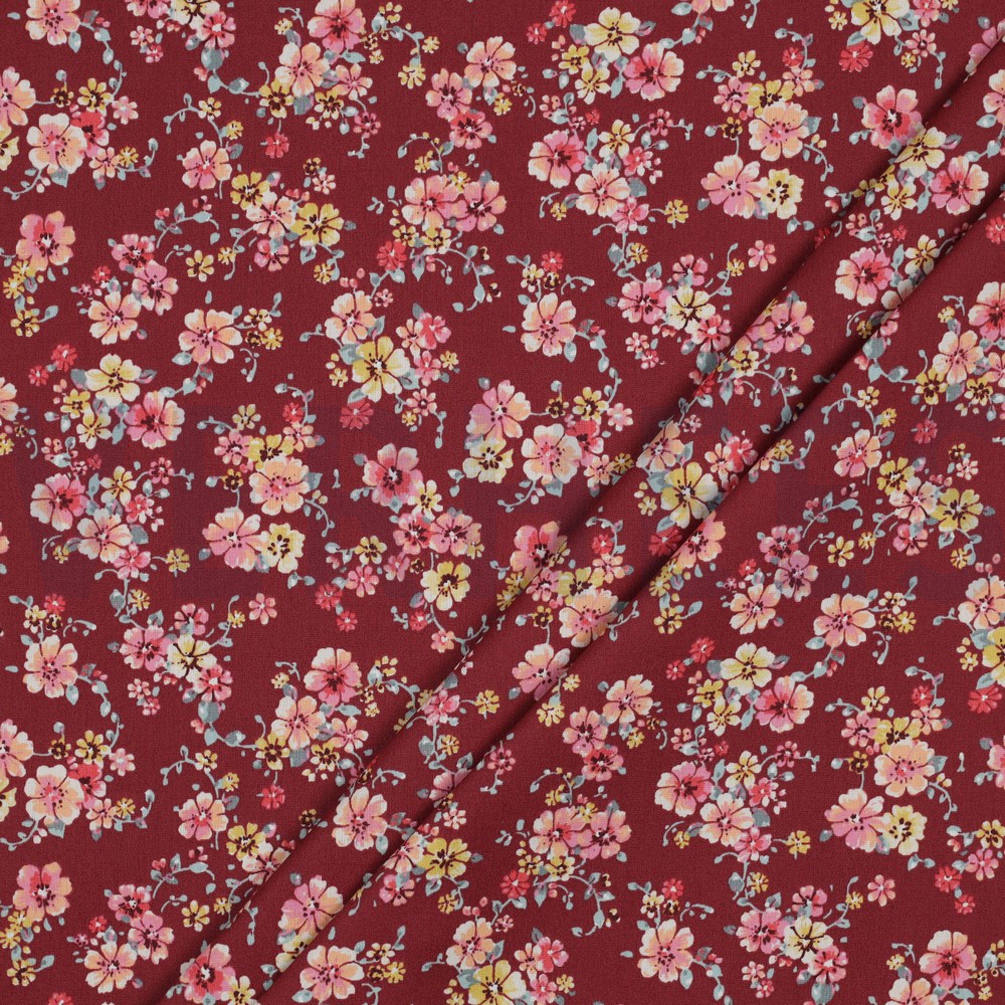 COATED COTTON FLOWERS BORDEAUX (high resolution) #2