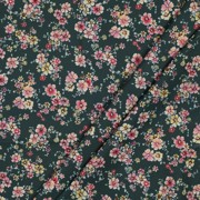 COATED COTTON FLOWERS DARK EMERALD (thumbnail) #2