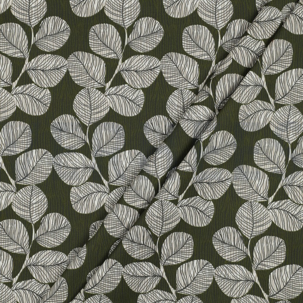 COATED COTTON LEAVES ARMY GREEN #2
