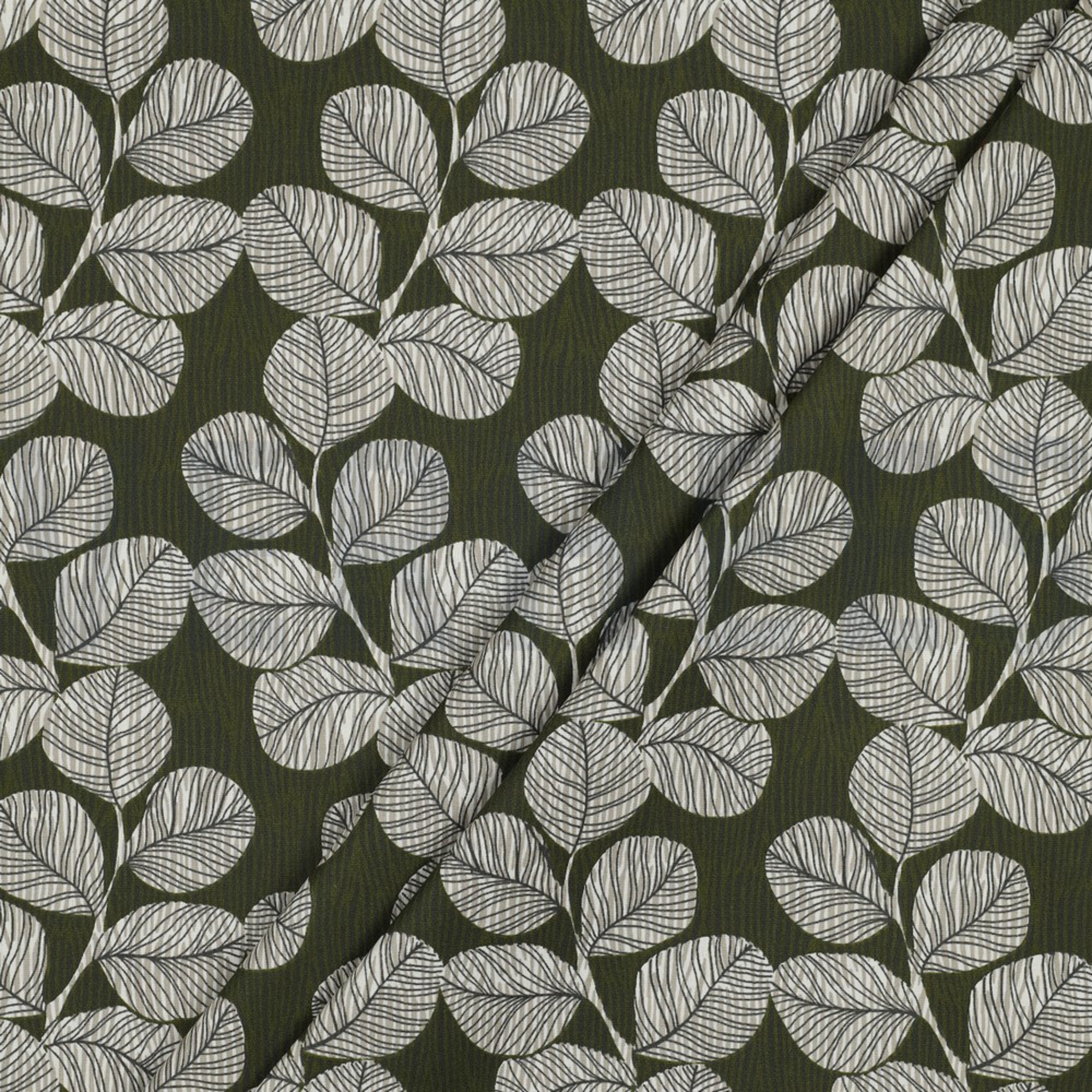 COATED COTTON LEAVES ARMY GREEN (high resolution) #2