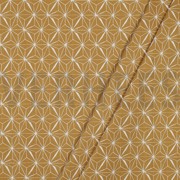 COATED COTTON ABSTRACT OCHRE (thumbnail) #2