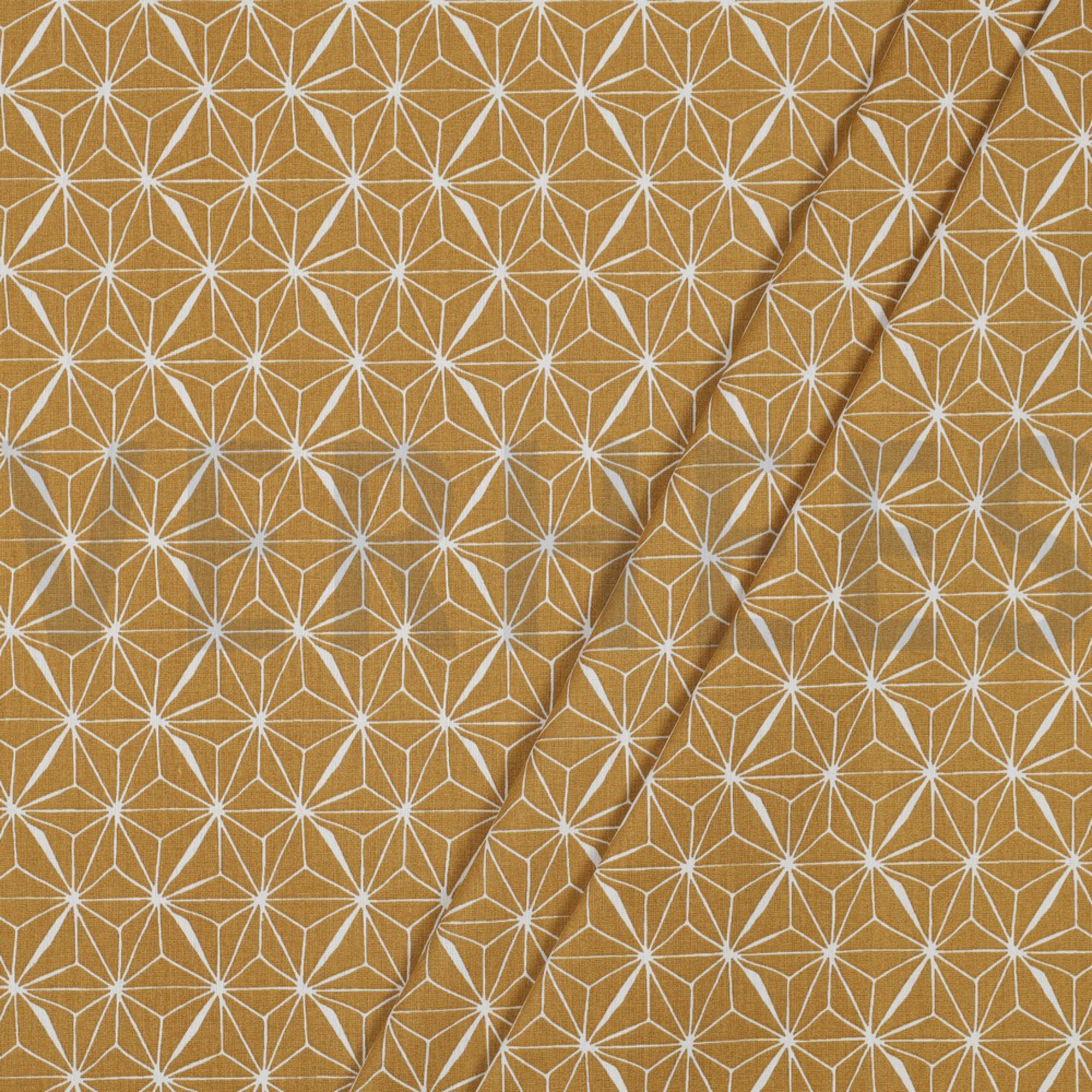 COATED COTTON ABSTRACT OCHRE (high resolution) #2
