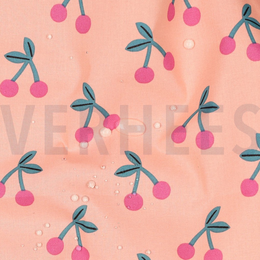 COATED COTTON CHERRIES PEACH #2