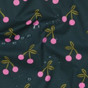 COATED COTTON CHERRIES DARK GREEN (thumbnail) #2