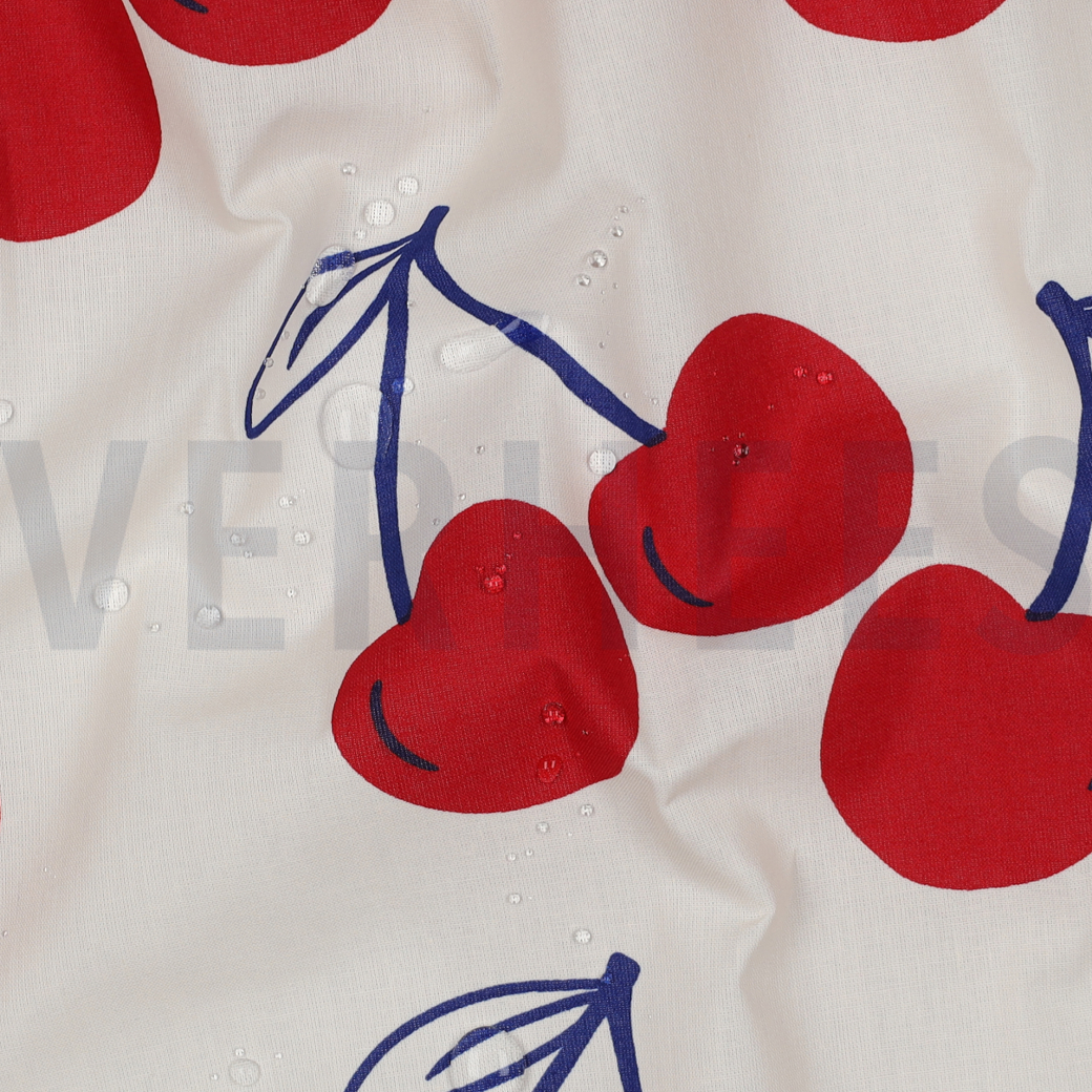 COATED COTTON CHERRIES OFF-WHITE #2