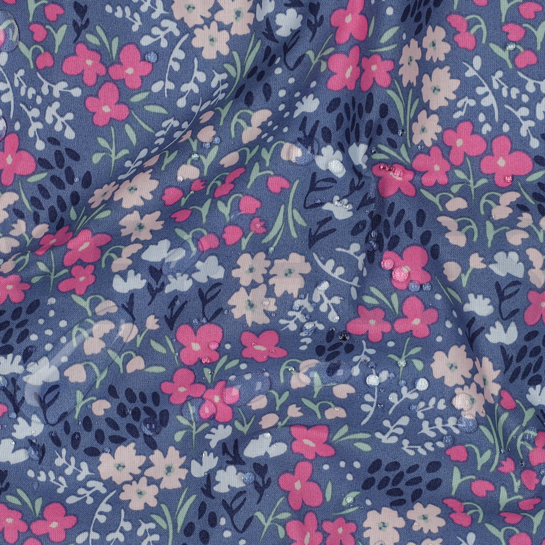 COATED COTTON FLOWERS JEANS #7