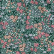 COATED COTTON FLOWERS GREEN (thumbnail) #2