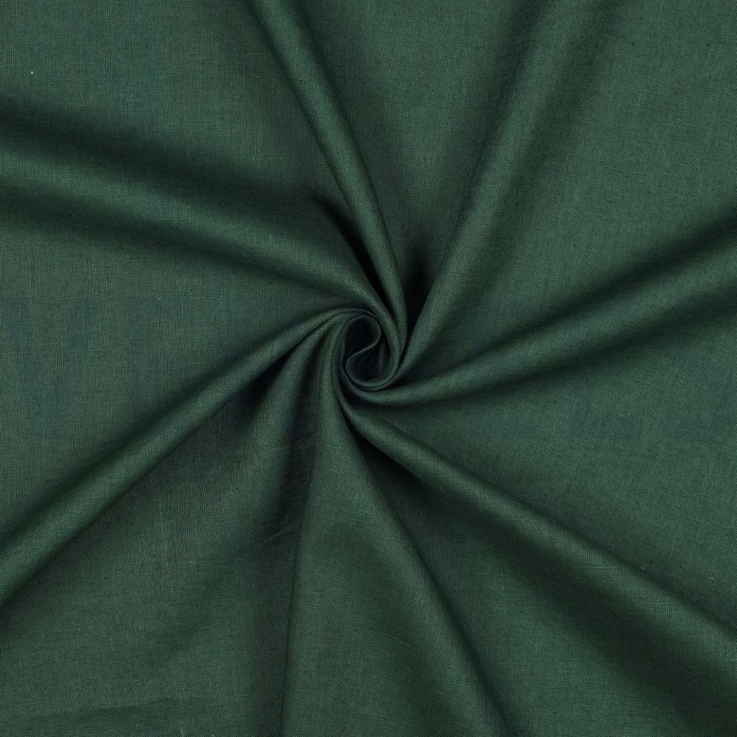 LINEN WASHED 170 gm2 FOREST GREEN #3