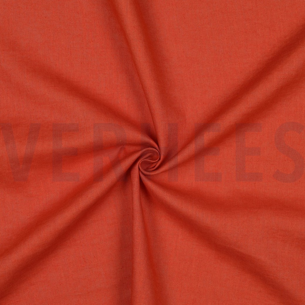 LINEN WASHED 170 gm2 PUMPKIN ORANGE #3