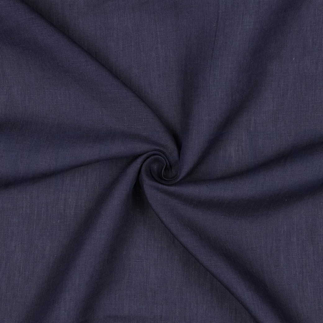 EUROPEAN FLAX LINEN 125 GM2 NAVY #3