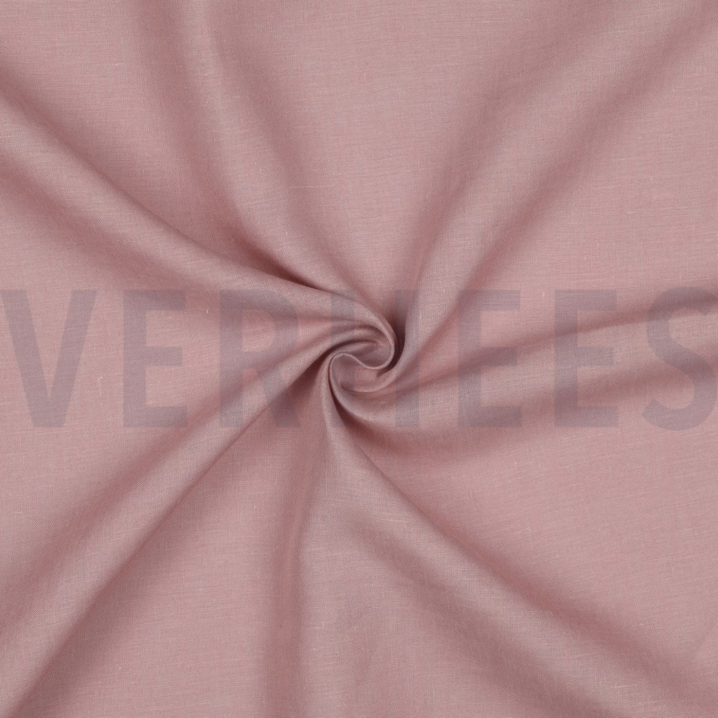 EUROPEAN FLAX LINEN 125 GM2 VINTAGE ROSE #3