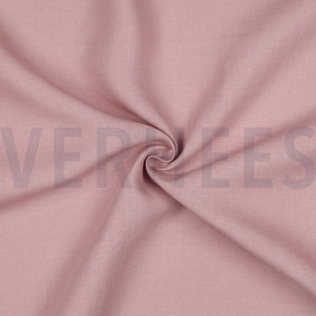 EUROPEAN FLAX LINEN 170 GM2 VINTAGE ROSE #3