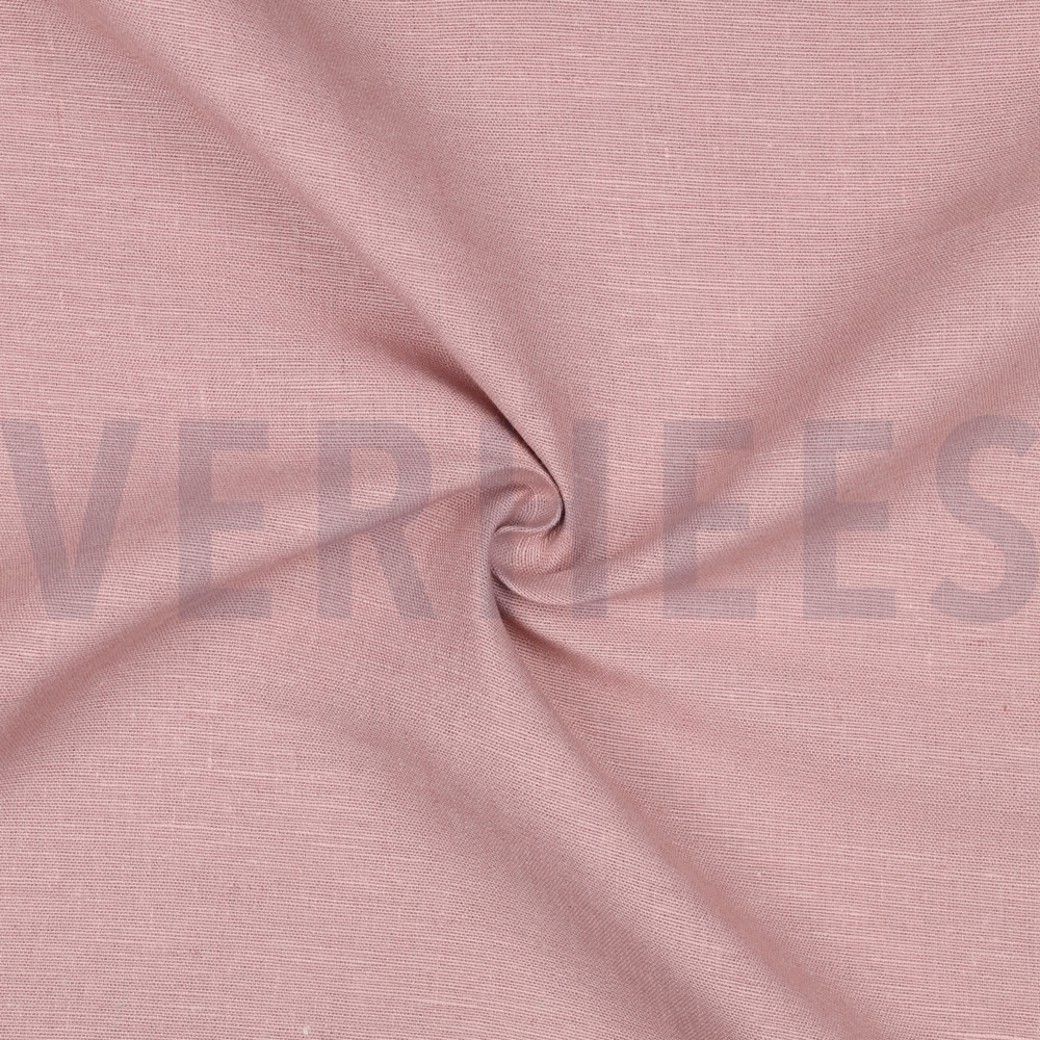 EUROPEAN FLAX LINEN 280 GM2 VINTAGE ROSE #3
