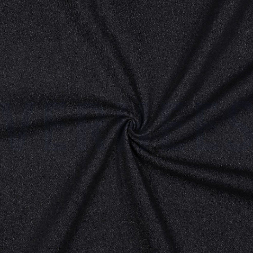 DENIM STRETCH 11OZ RECYCLED BLACK BLUE WASHED #3