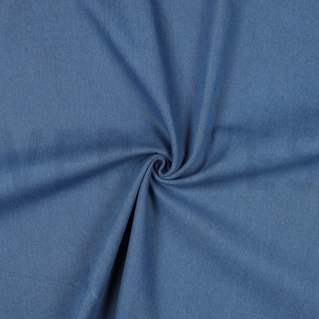 DENIM STRETCH 11OZ RECYCLED INDIGO BLEACHED #3