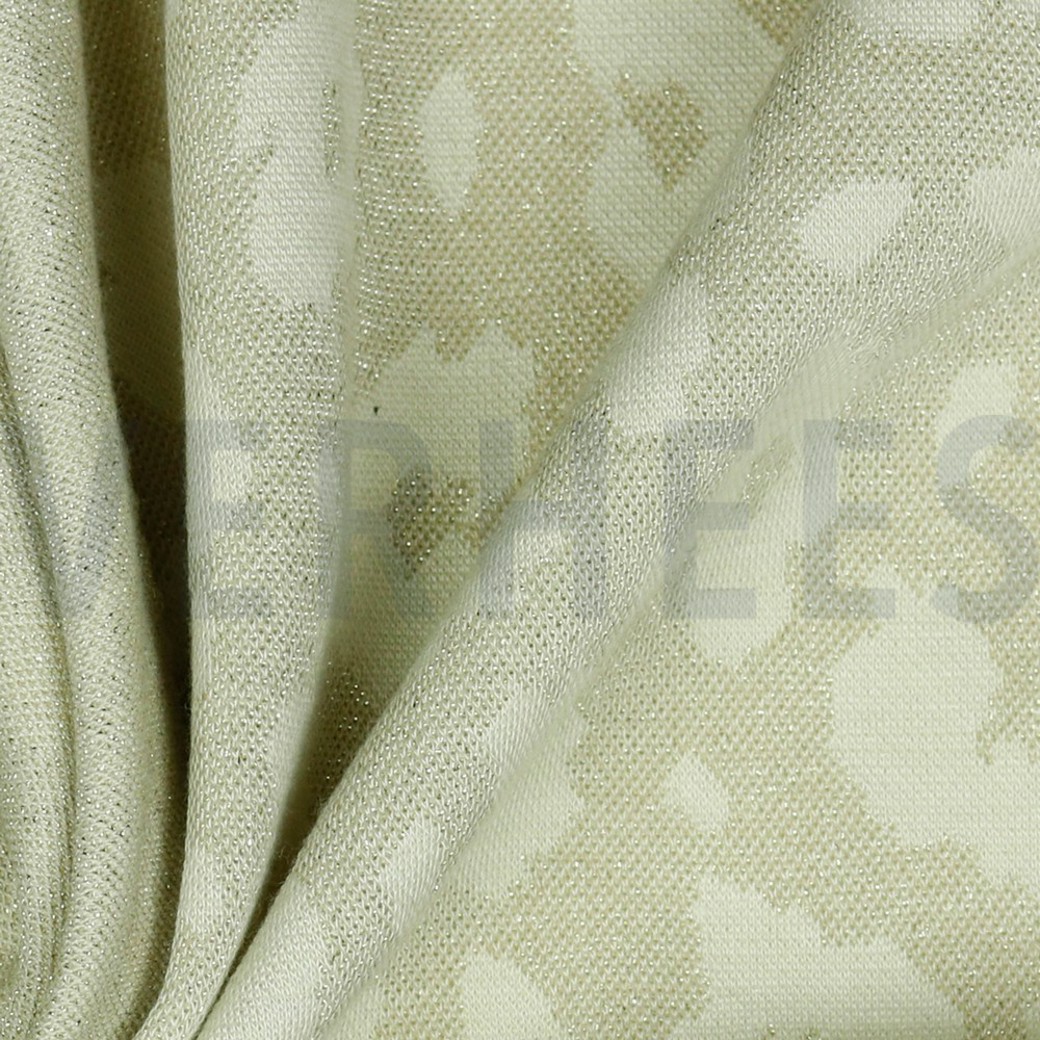 KNITTED JACQUARD LUREX ECRU #3