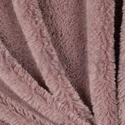 FAUX FUR WITH SILVER LUREX OLD BLUSH (thumbnail) #3