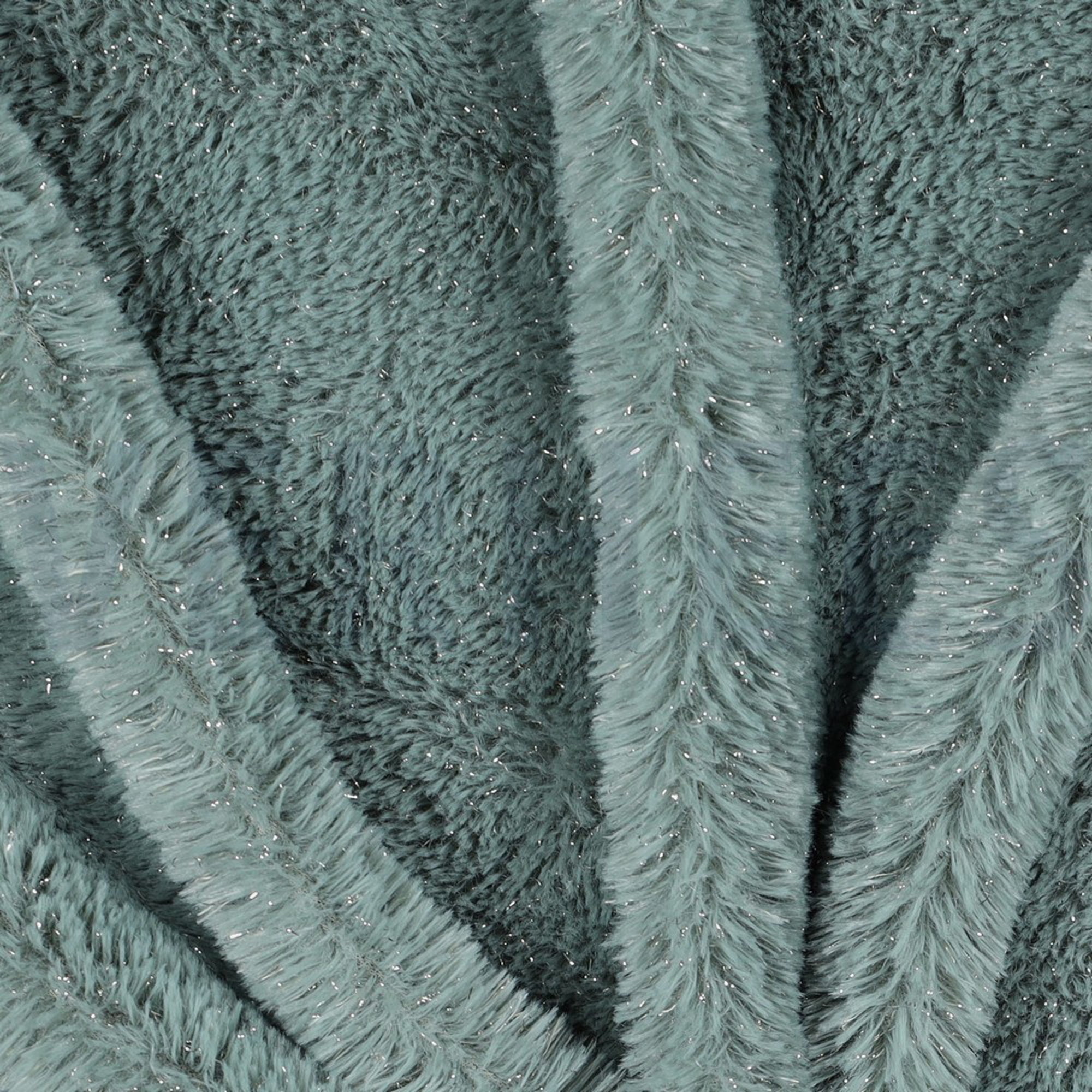 FAUX FUR WITH SILVER LUREX OLD GREEN (high resolution) #3