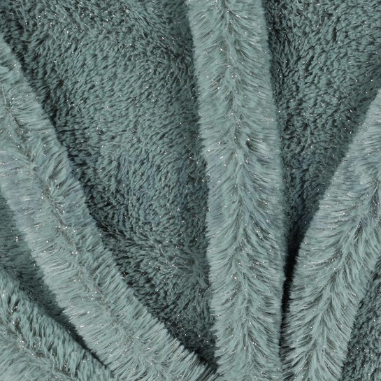 IMITATIEBONT MET ZILVER LUREX OUDGROEN #7