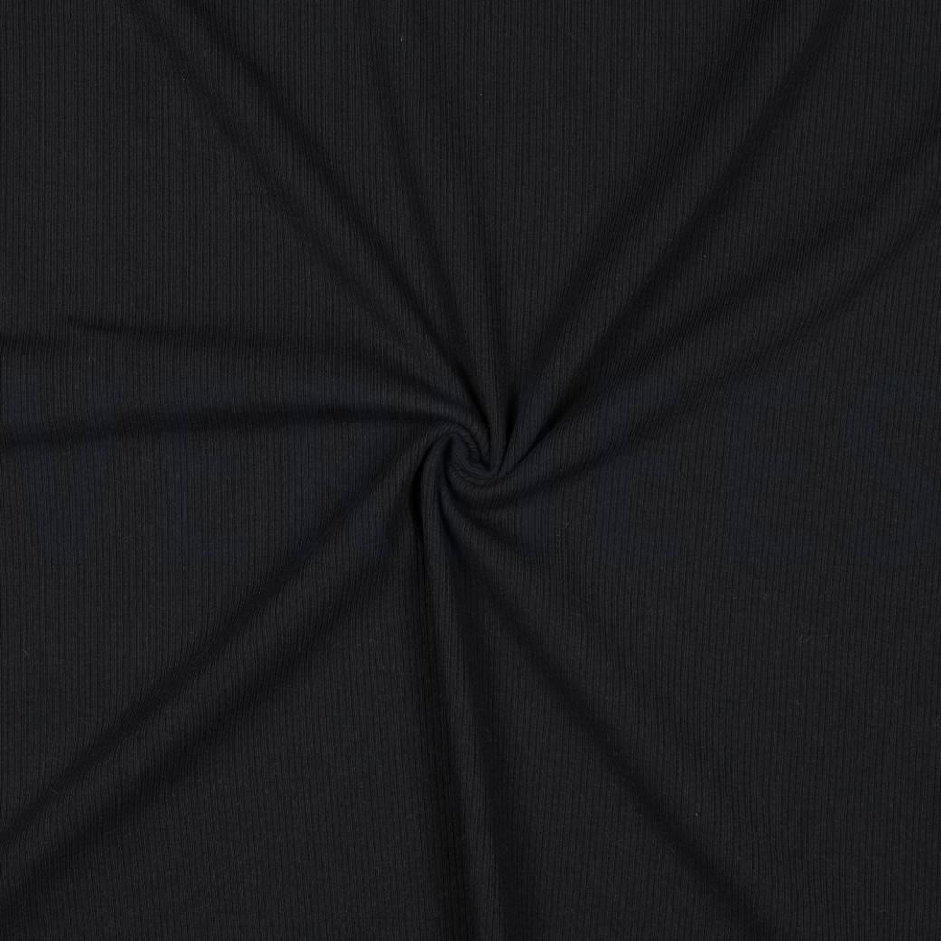 RIB JERSEY BLACK #3