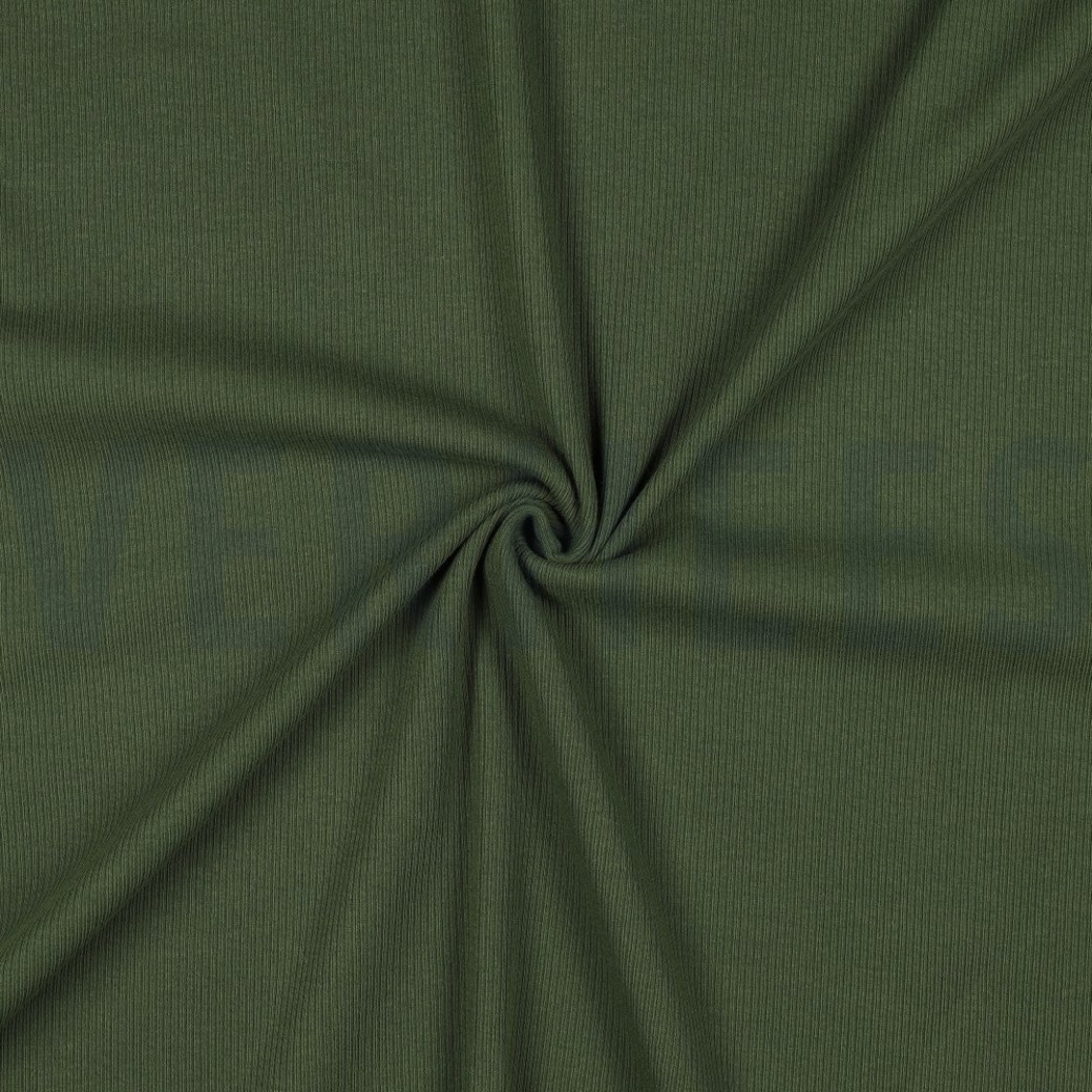 RIB JERSEY DARK GREEN #3