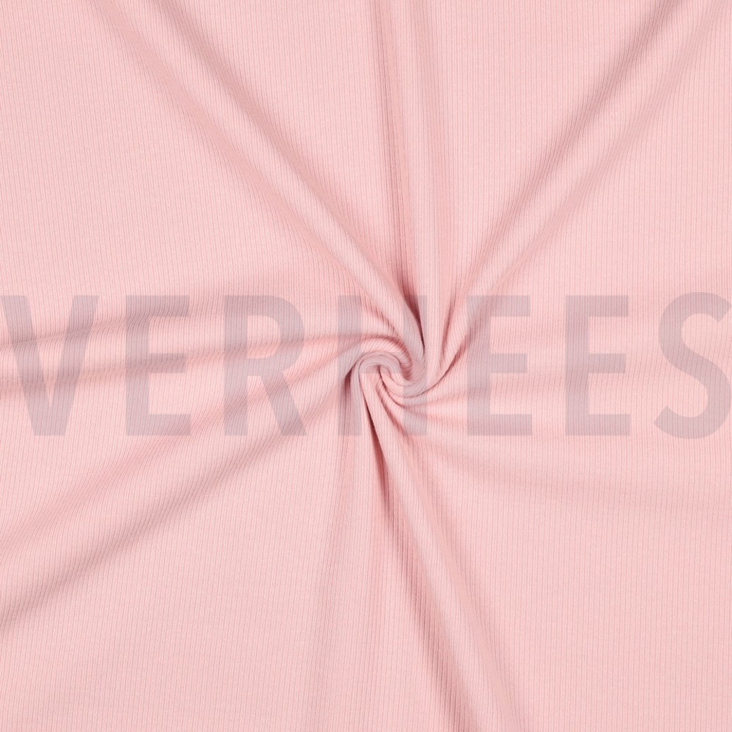 RIB JERSEY LIGHT ROSE #3