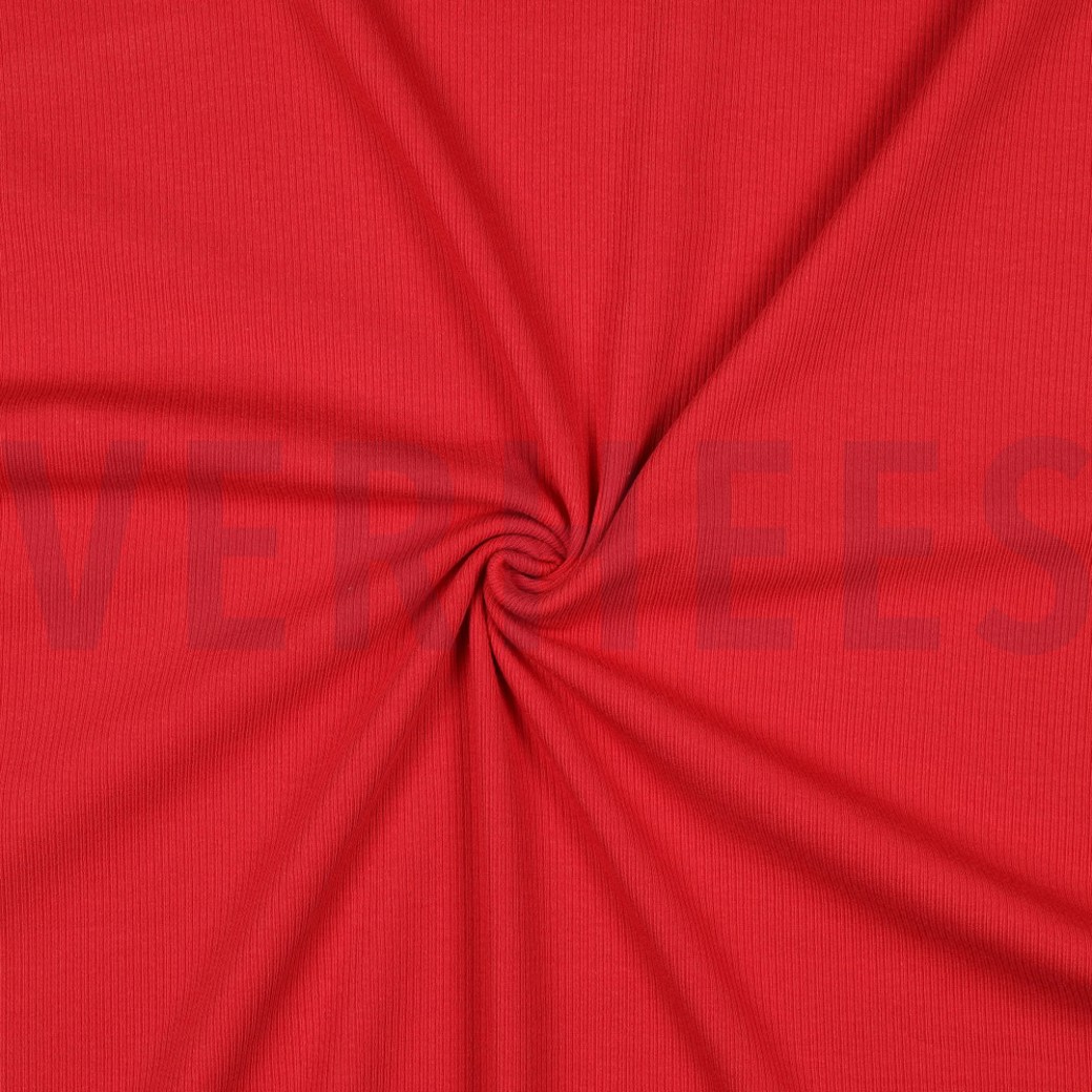 RIB JERSEY DARK RED #3