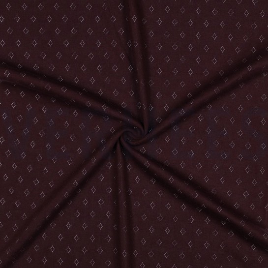 FEINSTRICKJERSEY AJOUR LILA/VIOLETT #7