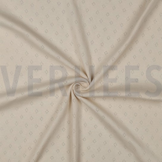 JERSEY TRICOTÉ AJOURÉ BEIGE #7