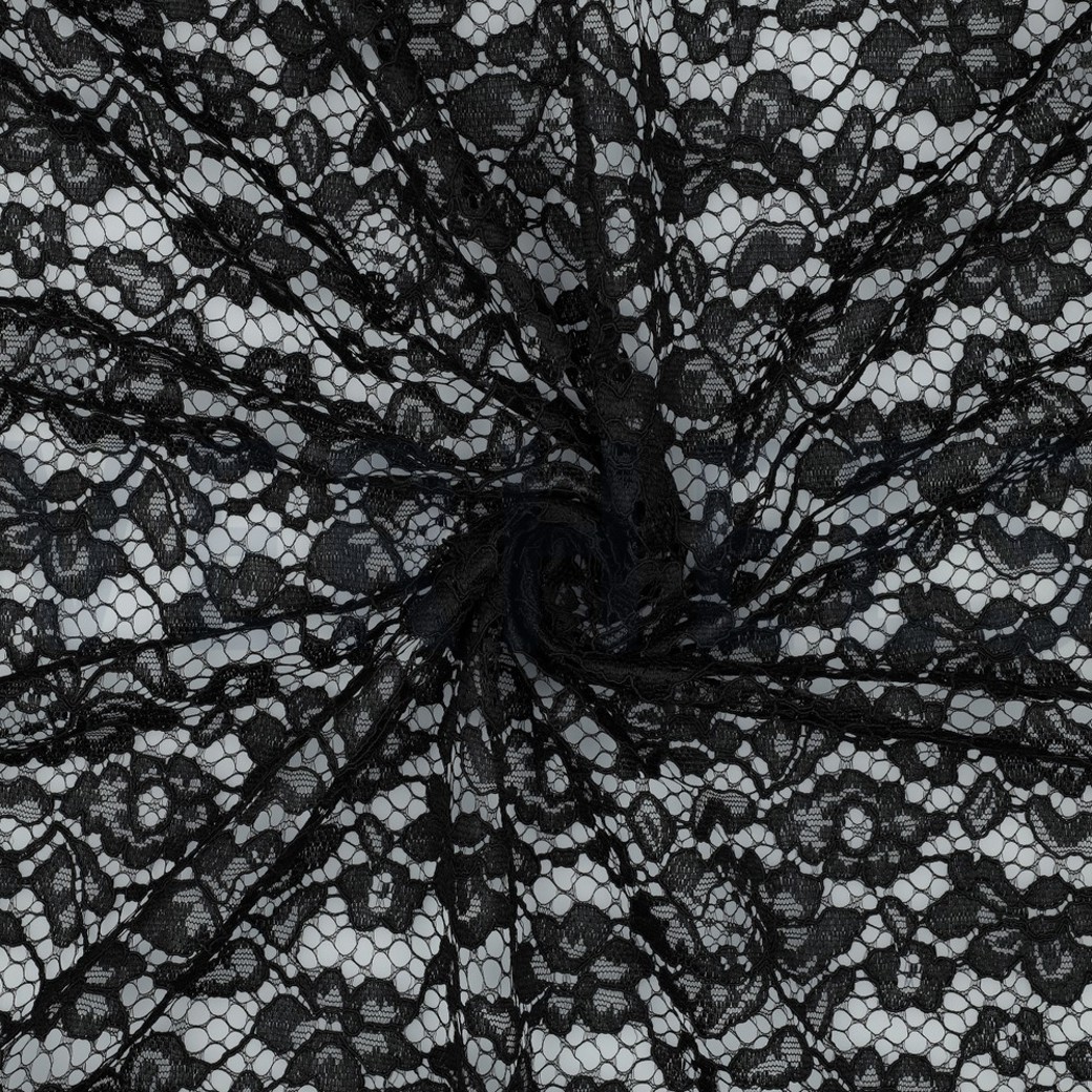 LACE BORDER 2 SIDES BLACK #3
