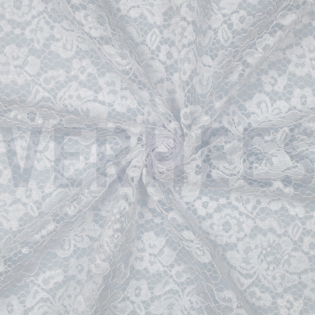 LACE BORDER 2 SIDES WHITE #3