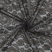 LACE BORDER 2 SIDES DARK GREY  (thumbnail) #3