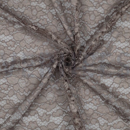 LACE TWO-SIDE SCALLOP BEIGE #7
