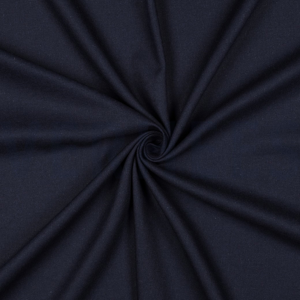 LINEN VISCOSE NAVY #3