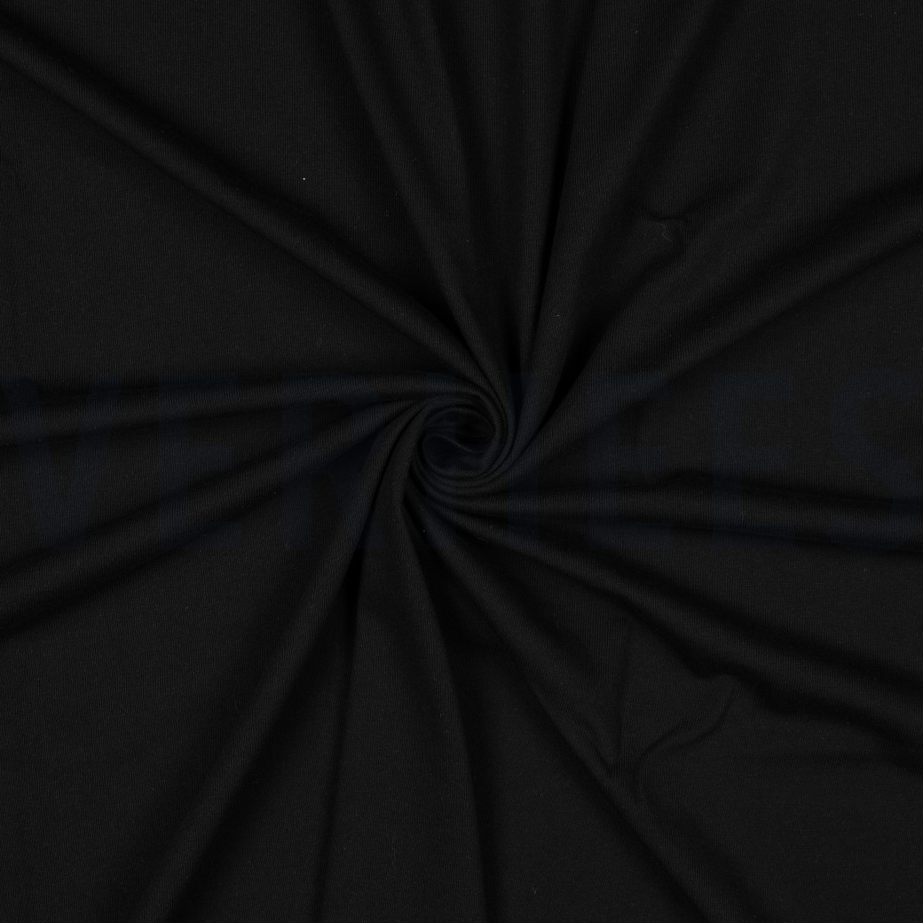 JERSEY 100% COTTON GOTS BLACK #3