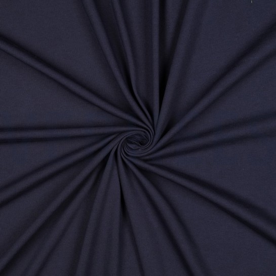 JERSEY 100% COTTON GOTS NAVY #7