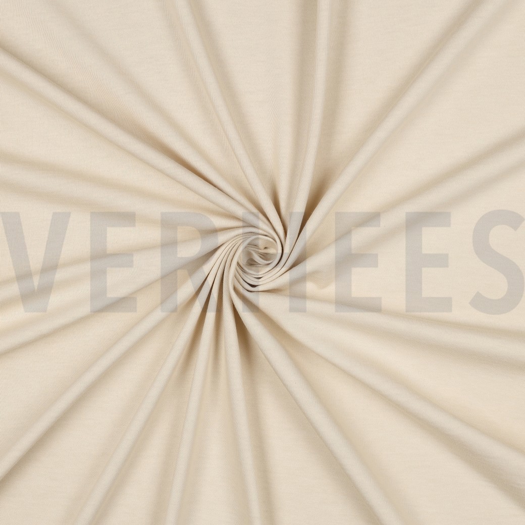 JERSEY 100% COTTON GOTS LIGHT SAND #3