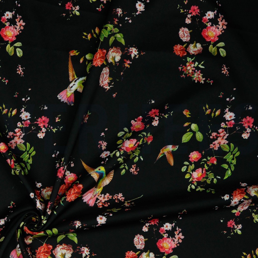 MAGNOLIA STRETCH BLACK #3