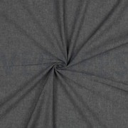 YARN DYED POPLIN BLACK (thumbnail) #3
