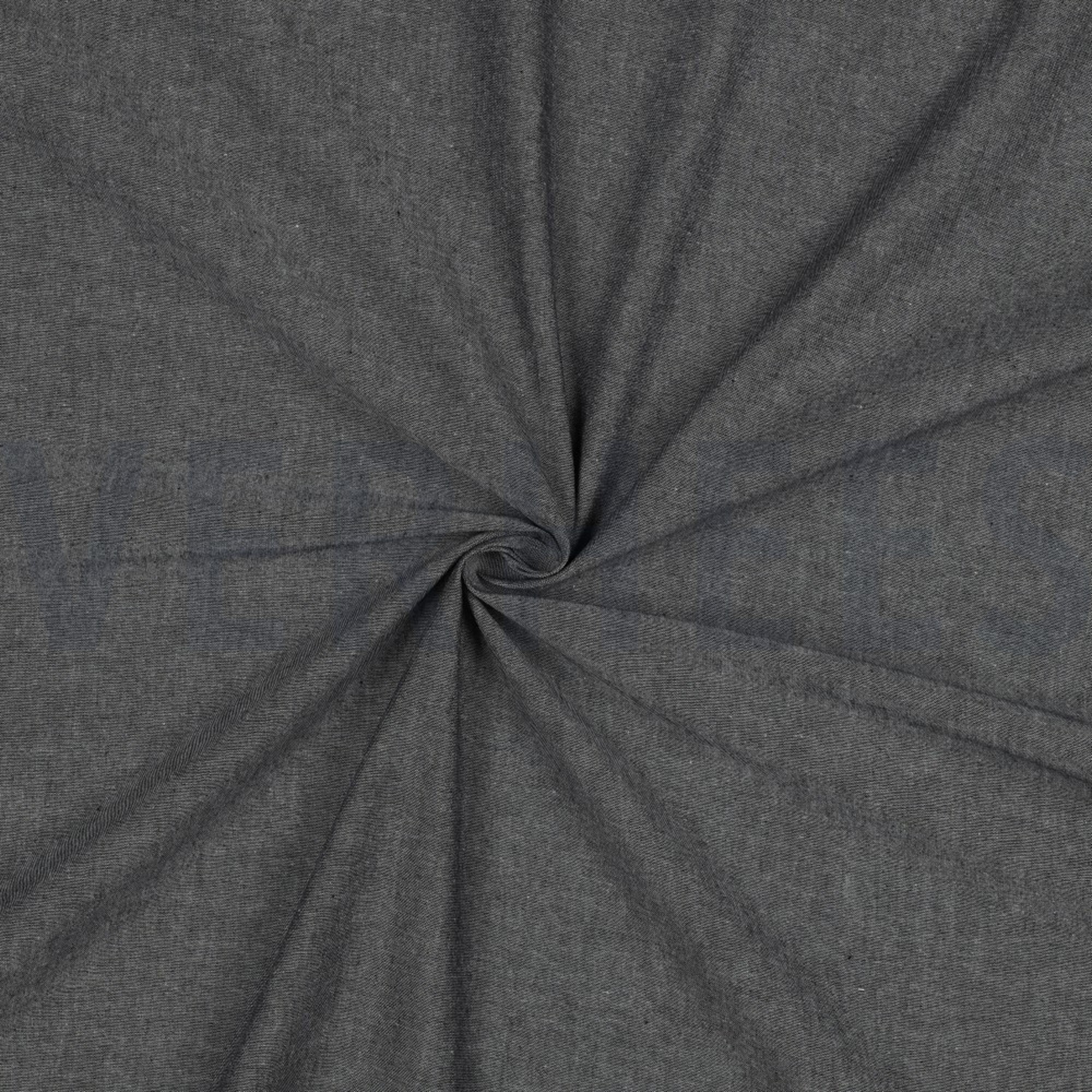 YARN DYED POPLIN BLACK (high resolution) #3