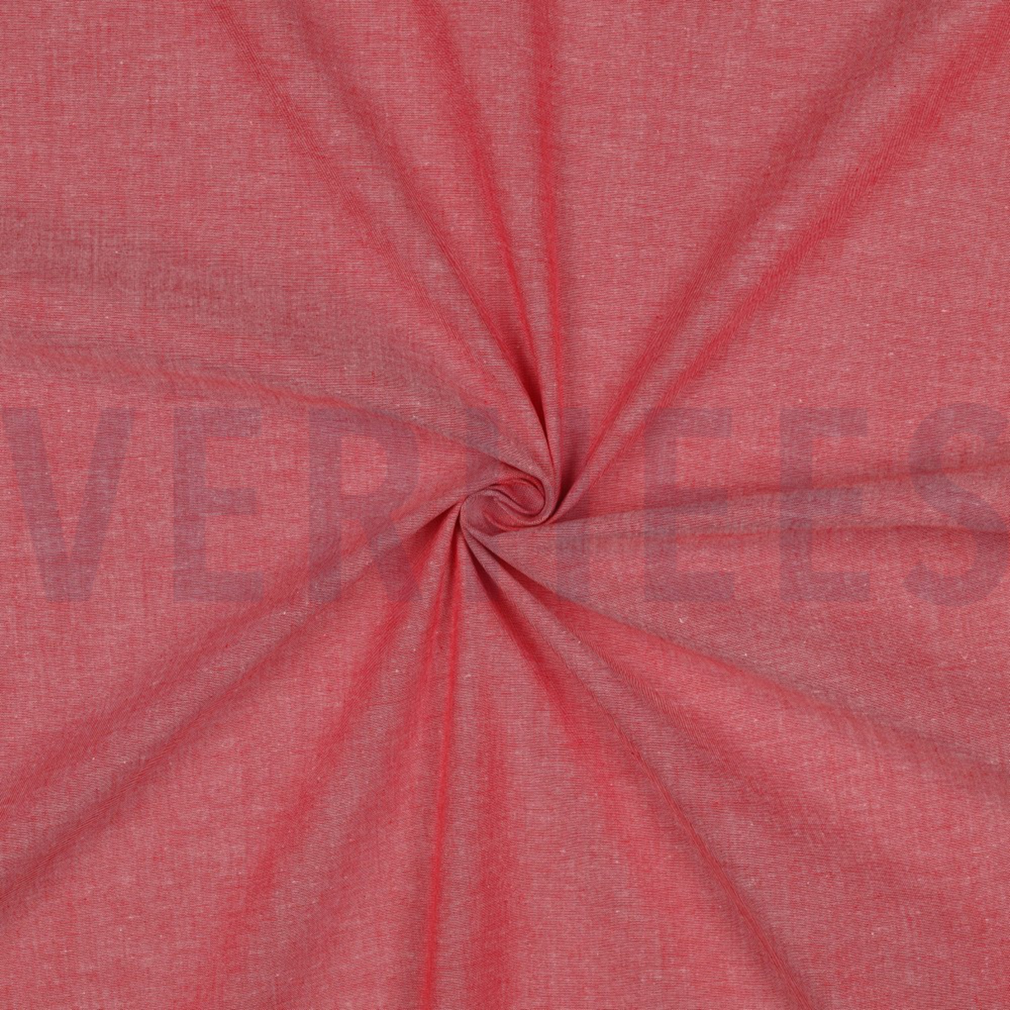 YARN DYED POPLIN RED (high resolution) #3