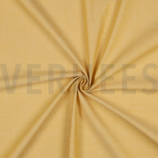 TEINT EN FIL POPELINE OCRE #7