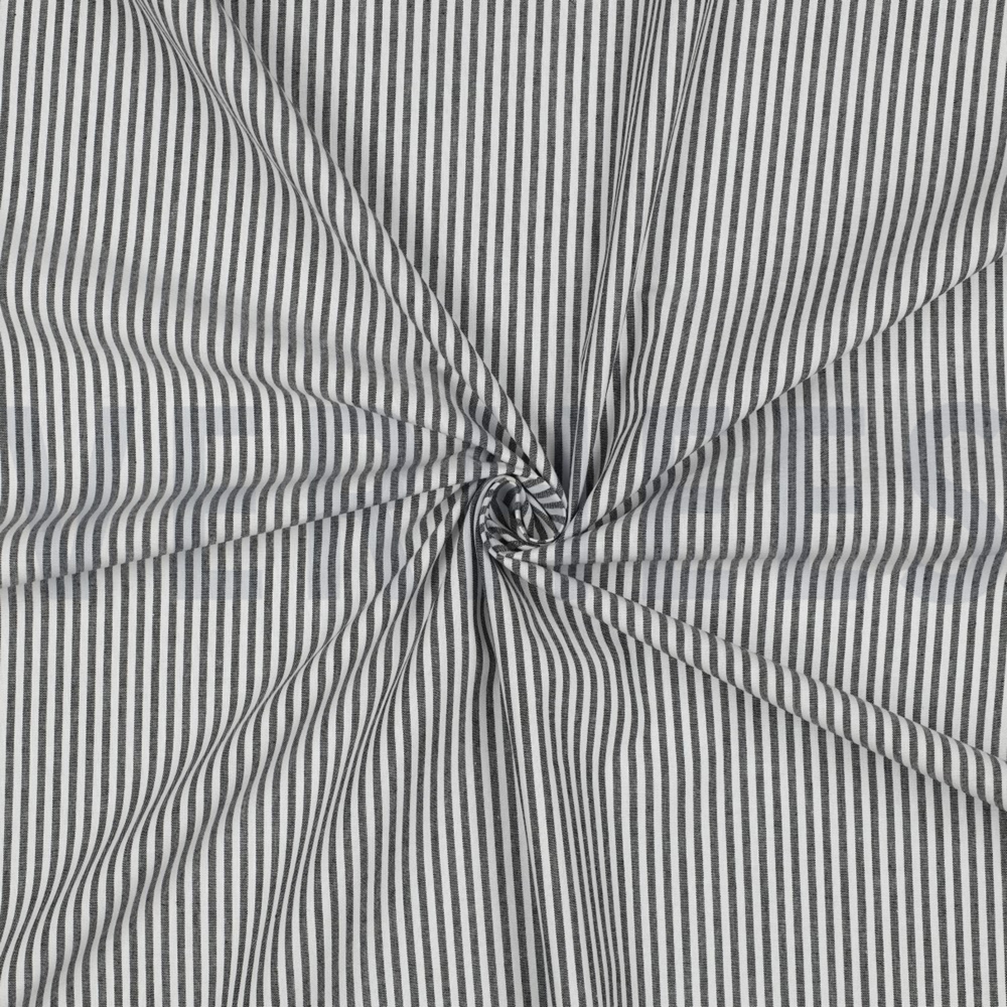 YARN DYED STRIPE 3MM BLACK (high resolution) #3