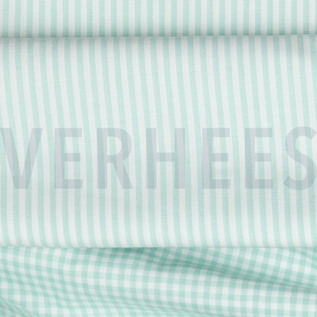 YARN DYED STRIPE 3MM MINT #3