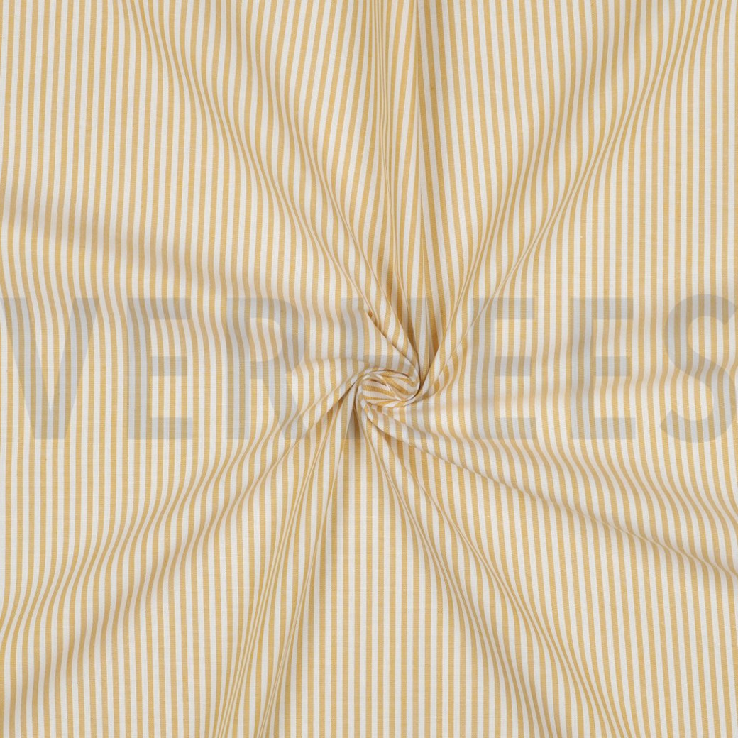 YARN DYED STRIPE 3MM OCHRE #3