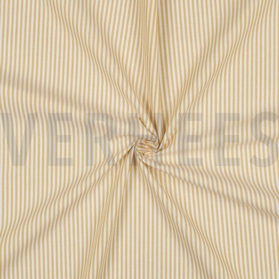 GARNFÄRBT STREIFEN 3MM OCKER #7